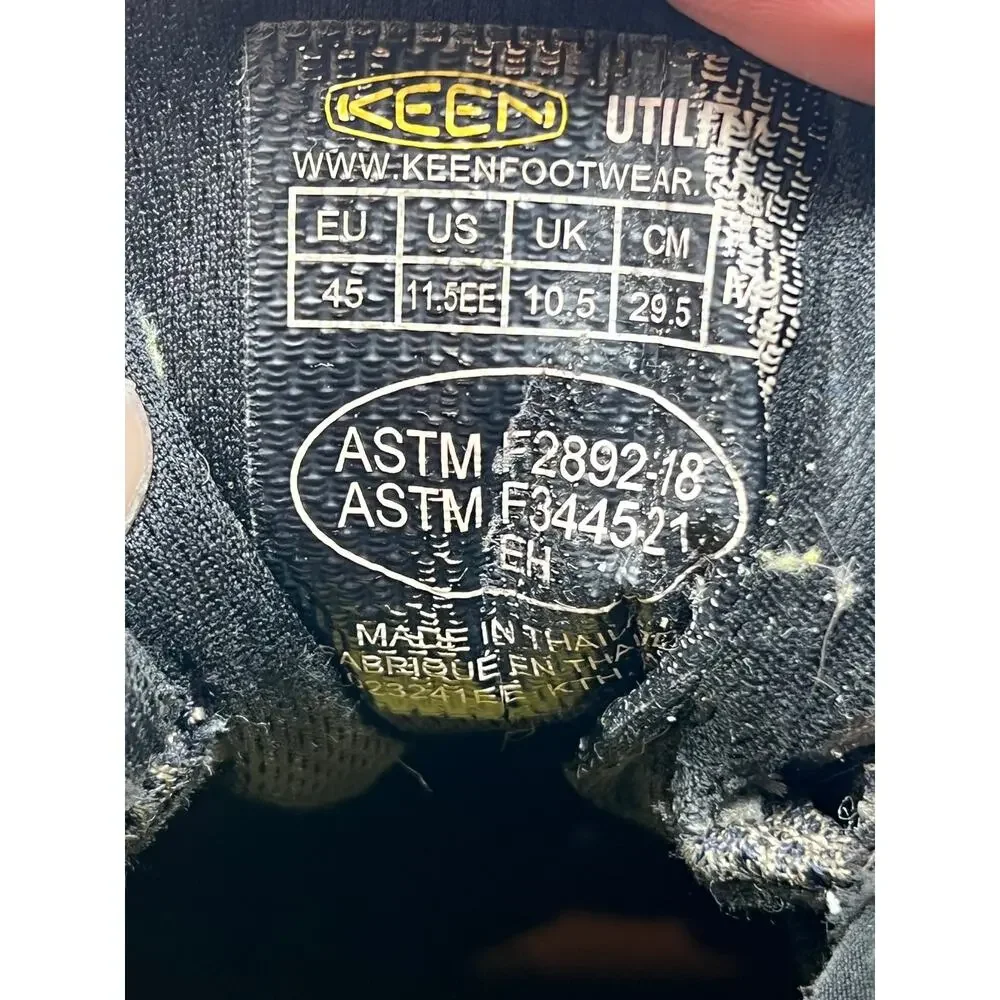 Keen Utility Tucson Steel Toe Work Hiker Shoes Size 11.5
